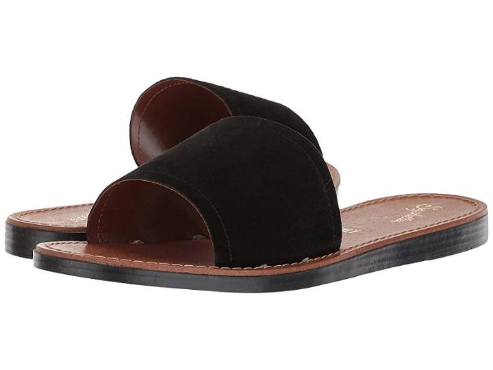 Seychelles Leisure (black Suede) Women's Sandals