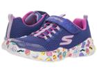Skechers Kids Street Squad 81986l (little Kid/big Kid) (blue/multi) Girl's Shoes