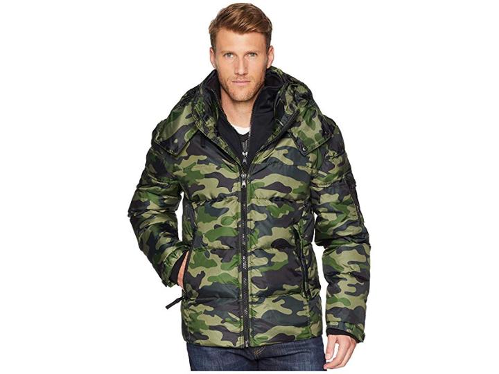 S13 Camo Downhill Puffer (green Camouflage) Men's Coat