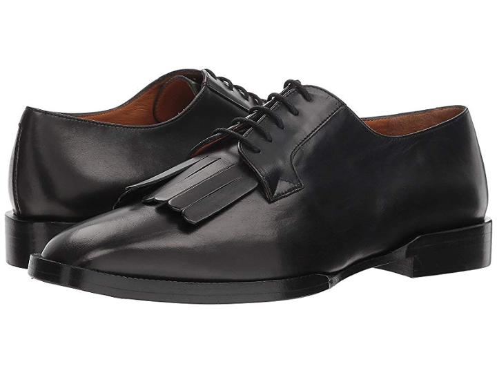 Clergerie Yvan (black Leather Calf) Women's Lace Up Casual Shoes