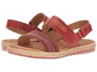 Born Vigan (red Striped Fabric Combo) Women's Sandals