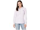 U.s. Polo Assn. Yarn-dye Stretch Woven Blouse (flowering Lilac) Women's Clothing