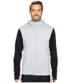 The North Face International Collection Surgent Lfc Full Zip Hoodie (high-rise Grey/tnf Black) Men's Sweatshirt