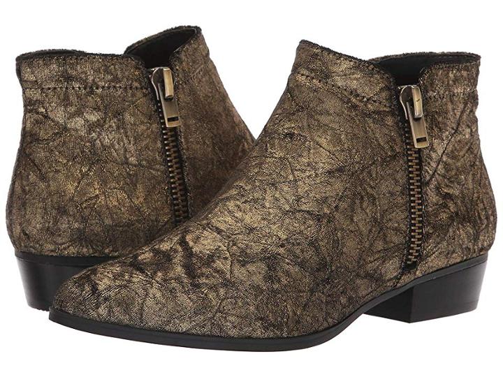 Naturalizer Blair (gold Crushed Velvet) Women's Shoes