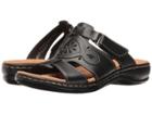 Clarks Leisa Higley (black Leather) Women's Sandals