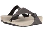 Fitflop The Skinny Canvas (black) Women's Sandals