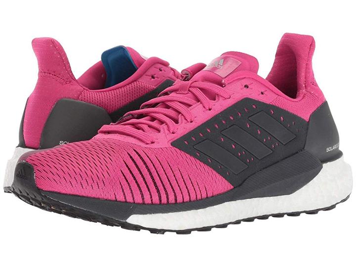 Adidas Running Solar Glide St (real Magenta/carbon/white) Women's Shoes