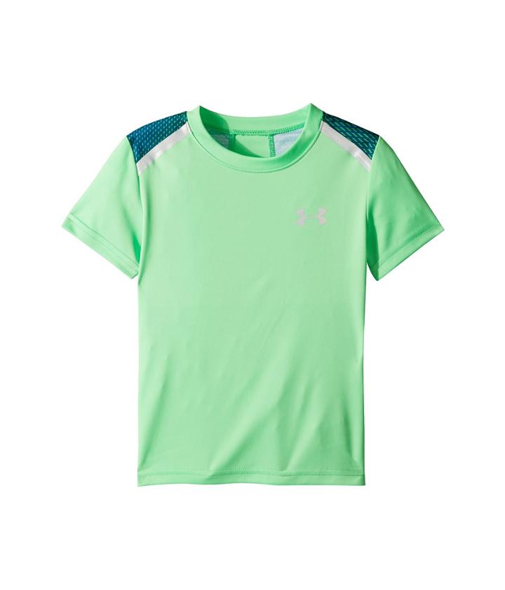 Under Armour Kids Sync Up Better Knit Short Sleeve Tee (toddler) (arena Green) Boy's T Shirt
