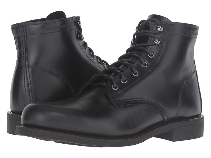 Wolverine Kilometer (black Leather) Men's Work Boots