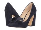 Nine West Haddriana Pump (french Navy Isa Kid Suede) High Heels