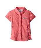 Columbia Kids Tamiami Short Sleeve Shirt (little Kids/big Kids) (lollipop) Girl's Short Sleeve Button Up
