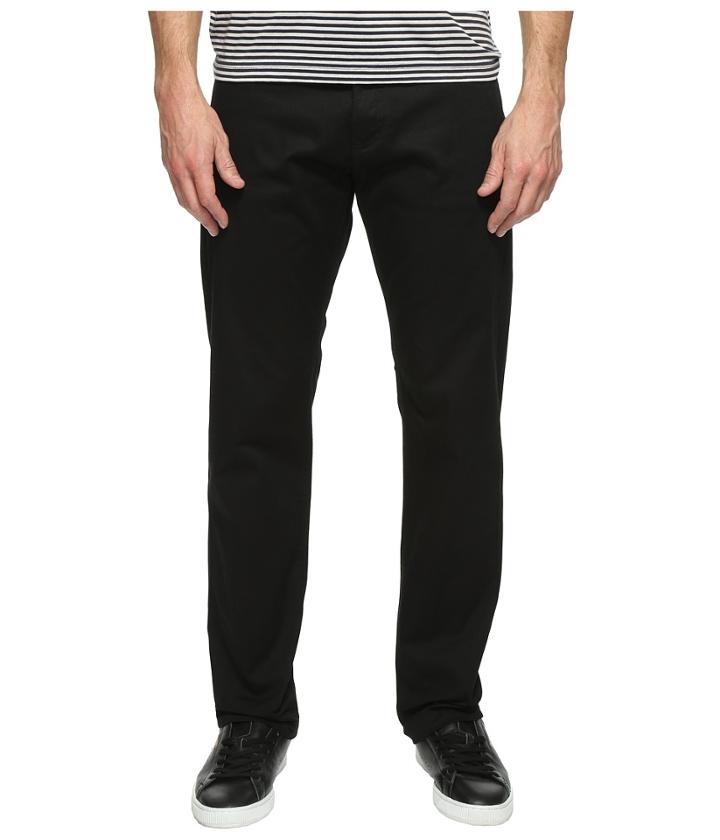Calvin Klein Stretch Calvary Twill Pant (black) Men's Casual Pants