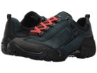 Allrounder By Mephisto Fina Tex (black Rubber/new Petrol G Nubuck) Women's Lace Up Casual Shoes
