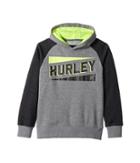 Hurley Kids Stadium Lines Pullover (big Kids) (cool Gray Heather) Boy's Sweatshirt