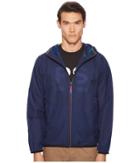 Paul Smith Nylon Hooded Jacket (blue) Men's Coat