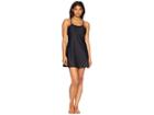 Next By Athena Good Karma Third Eye 3 Shirred Cover-up (black) Women's Swimwear