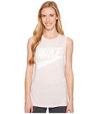 Nike Sportswear Essential Tank (barely Rose/barely Rose/obsidian) Women's Clothing