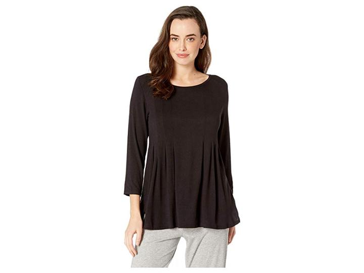 Donna Karan Classic Sleep Top (black) Women's Pajama