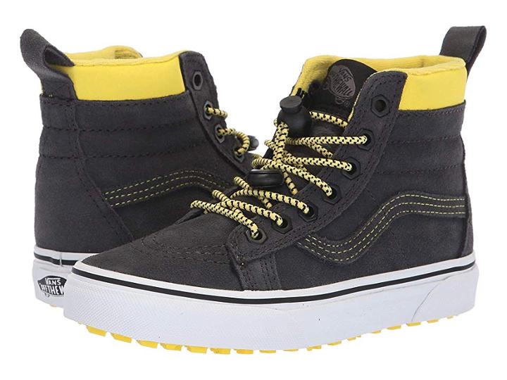 Vans Kids Sk8-hi Mte (little Kid/big Kid) ((mte) Toggle/yellow/gray) Boys Shoes