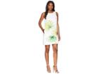 Tommy Bahama Cirque De Palm Shift Dress (white) Women's Dress