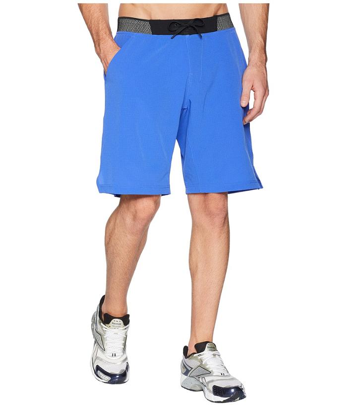 Reebok Epic Knit Waistband Shorts (acid Blue) Men's Shorts