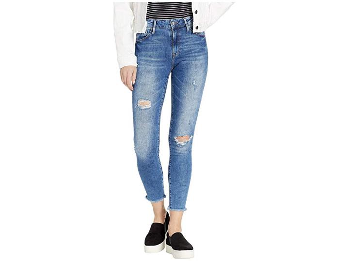 Mavi Jeans Tess Super Skinny In Mid Indigo Tribeca (mid Indigo Tribeca) Women's Jeans