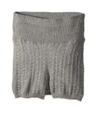 Bloch Kids Knitted Shorts (little Kids/big Kids) (gray Marle) Girl's Shorts