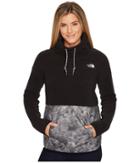 The North Face Riit Pullover (peat Grey/peat Grey Stonewash Print) Women's Long Sleeve Pullover