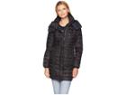 Marc New York By Andrew Marc Marble Packable Puffer With Detachable Hood (black) Women's Coat