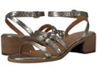 Frye Cindy Buckle Sandal (silver) Women's Sandals