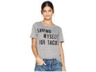 Chaser Tri-blend Short Sleeve Crew (streaky Grey 1) Women's T Shirt