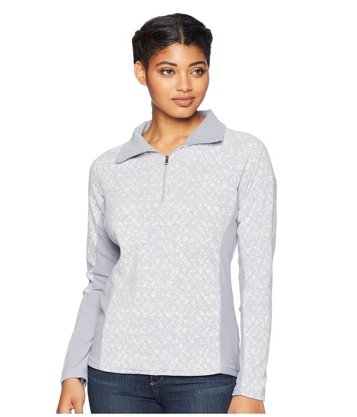 Columbia Glacialtm Iv Print 1/2 Zip (astral Tweed) Women's Clothing