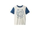 Lucky Brand Kids Short Sleeve Graphic Tee (big Kids) (oatmeal Heather) Boy's T Shirt