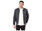 Calvin Klein Mix Media Layer 2 Puffer Baseball Jacket (sky Captain) Men's Coat