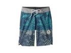 Vissla Kids Etched Four-way Stretch Boardshorts 17 (big Kids) (dark Navy) Boy's Swimwear