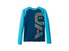 Under Armour Kids Armour Novelty Long Sleeve (big Kids) (techno Teal/deceit) Boy's Clothing