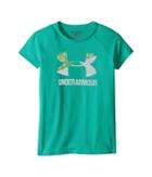 Under Armour Kids Ua Solid Big Logo Short Sleeve Tee (big Kids) (absinthe Green) Girl's T Shirt