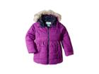Columbia Kids Crystal Cavestm Mid Jacket (little Kids/big Kids) (bright Plum Texture Print/nocturnal) Girl's Coat