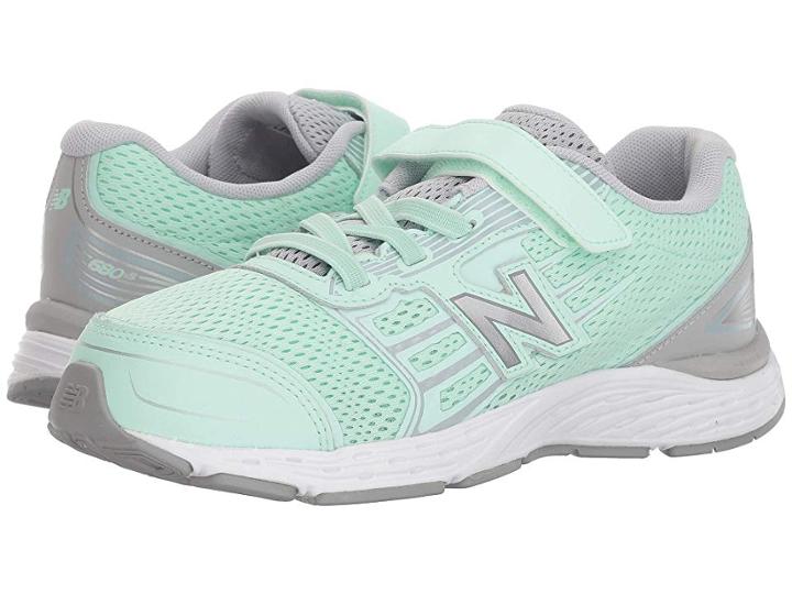 New Balance Kids Ka680v5y (little Kid/big Kid) (seafoam/steel) Girls Shoes