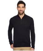 Calvin Klein Merino End On End 1/4 Zip Sweater (roma) Men's Sweater
