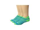 Wrightsock Cool Mesh Ii 3-pack (blue/green) Crew Cut Socks Shoes