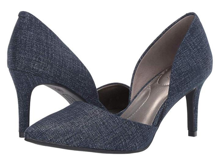 Bandolino Gingere (dark Blue Fabric) Women's Shoes