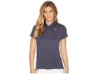 Nike Golf Dry Polo Short Sleeve Blade Left Chest (thunder Blue/black) Women's Clothing