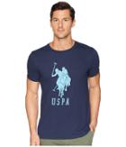 U.s. Polo Assn. Uspa Bd Crew Tee (classic Navy) Men's Short Sleeve Pullover
