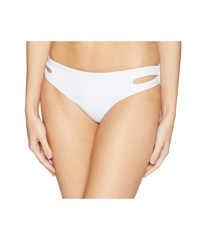 Roxy Solid Softly Love Reversible 70s Pant (bright White) Women's Swimwear