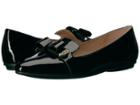 Taryn Rose Edith (black Soft Patent) Women's Dress Flat Shoes