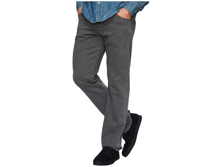 Ag Adriano Goldschmied The Graduate Tailored Straight Sud Sueded Stretch Sateen (sulfur Smoke Grey) Men's Casual Pants