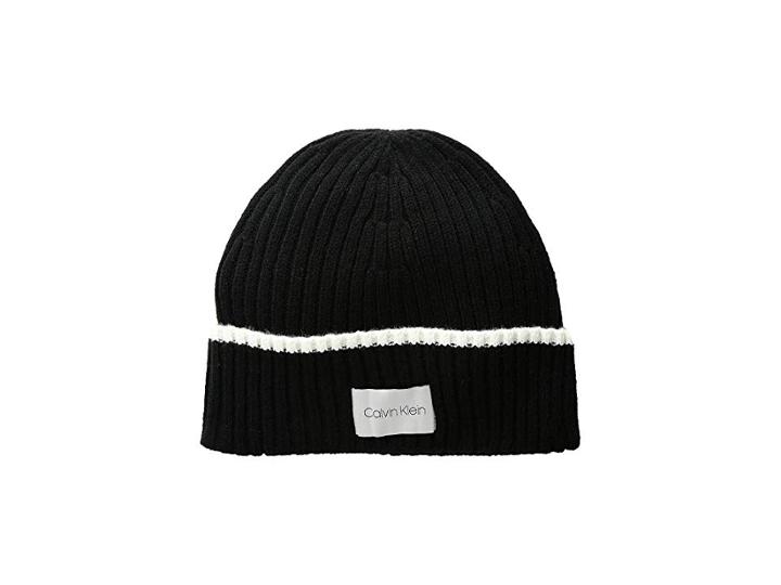 Calvin Klein Tipped Cuff Beanie (black) Beanies