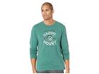 Life Is Good Why Limit Happy Hour? Crusher Long Sleeve T-shirt (heather Forest Green) Men's T Shirt