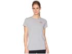 Under Armour Freedom Flag Tee (steel Light Heather/red) Women's T Shirt